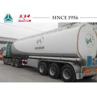 48000 Liters 3 Axle Fuel Tanker Semi Trailer For Gas Station for sale