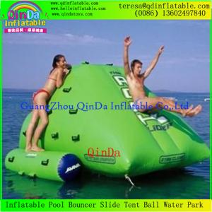 China Commercial Outdoor Inflatable Iceberg Water Toys For Lake / River / Swimming Pools on sale