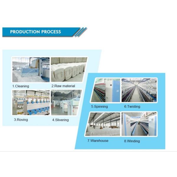 Ne 40 / 2 40 / 3 Polyester Weaving Yarn , Polyester Textured Yarn Good Elasticity