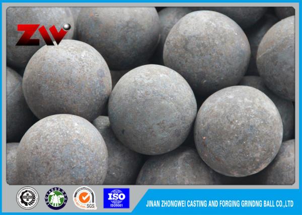 Quality Good Wear Resistant steel grinding balls , forging and casting ball milling media for sale