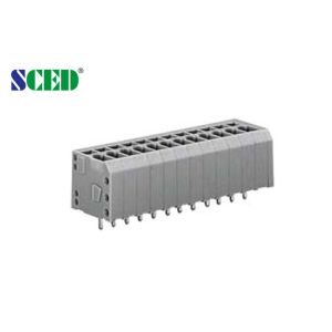 Wholesale 2.5mm 10A Spring Terminal Block Temperature Range-40℃~+105℃ Package Bag Tube Box from china suppliers