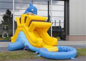 Wholesale Mini Inflatable Water Slide , Inflatable Water Jumping Castles Slide For Kids from china suppliers