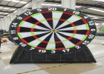 Commercial Inflatable Sports Games Inflatable Football Dart Board 0.55mm Pvc