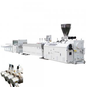 Wholesale PVC Pipe Production Line / PVC Pipe Extrusion Machine 16mm - 32mm In 4 Stations from china suppliers