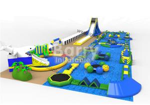 Wholesale Big 60 People Sports Park , Resort Inflatable Floating Water Park For Summer from china suppliers