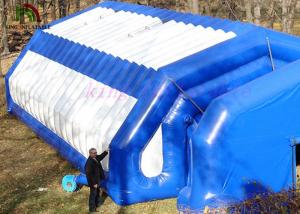 Wholesale Durable PVC Outdoor Giant Inflatable Event Tent White / Blue Color from china suppliers