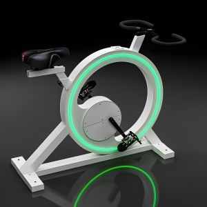 1280x800 AR Interactive Wall System Exercise Bike With Interactive Games