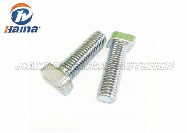 Quality Grade 8.8 Stainless Steel Hex Galvanized DIN 186 T Head Bolt With Square Neck for sale