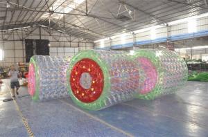 Wholesale PVC Tarpaulin Inflatable Water Toys , Orb Water Roller Ball 2.4 * 2.2 * 1.8M from china suppliers