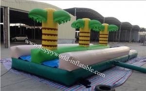 Wholesale palm tree inflatable water slide , long inflatable water slide for kids from china suppliers