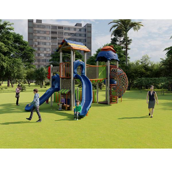 Quality LLDPE 304 Stainless Kids Playground Slide Attractive Children for sale