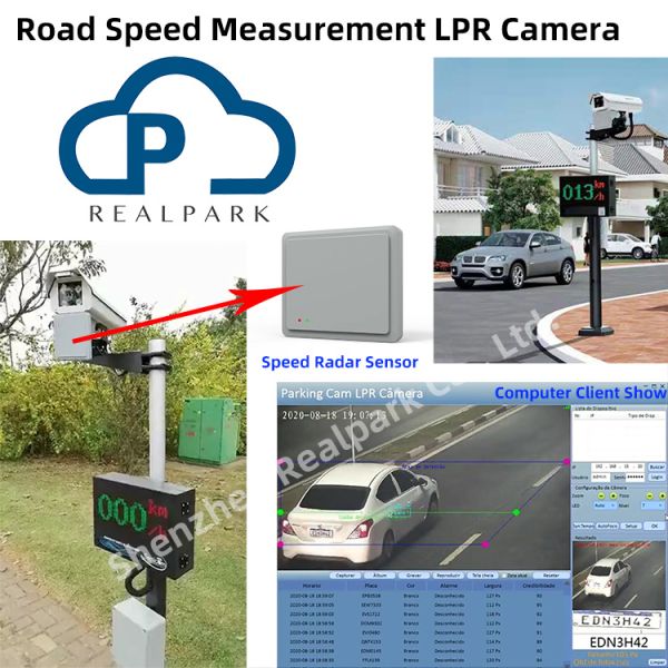Radar Vehicle Speed Detection Camera High Accuracy Cctv Speed Detection 5 Megapixel