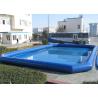 Buy cheap Children Blue Inflatable Deep Swimming Pool , Big Above Ground Blow Up Pools from wholesalers