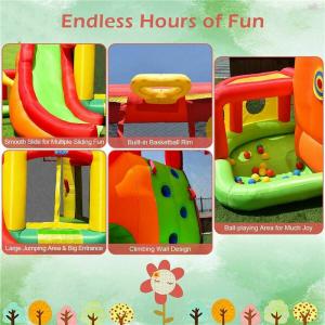 Wholesale China Factory PVC Tarpaulin Hot sell inflatable bouncy castle baby bouncer house with water slide for sale from china suppliers