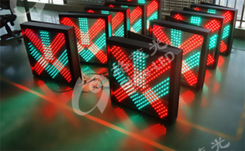 600*600mm Toll Station Stop And Go Led Traffic Light Blinker with Product Size 400*400