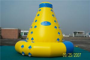 China Customized Size Inflatable Water Climbing Wall , Inflatable Water Sports Toys on sale