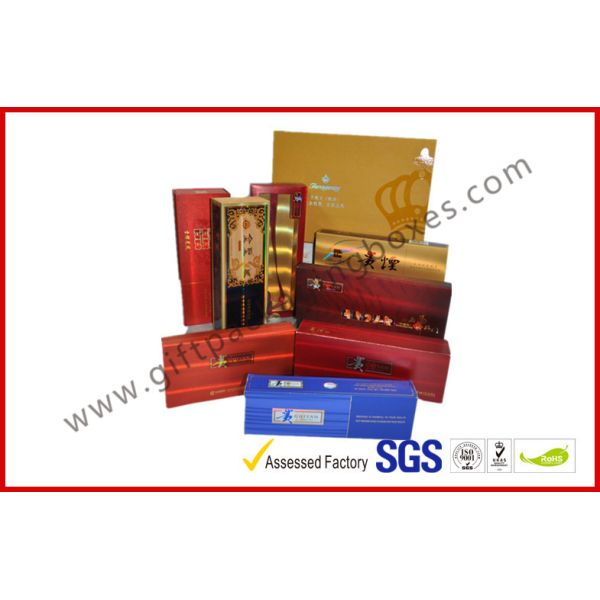 Rectangle Handmade Rigid Board Cigar Gift Boxes , Custom 157g Coated Paper E Cigar Packages