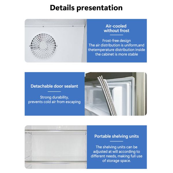 Explosion Proof Refrigerator Double-door Double-temperature Laboratory Storage Room Workshop Sample Storage Refrigerator