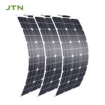 Lightweight 200 Watt Flexible Solar Panel ETFE Frameless CE FCC ROHS Certificate
