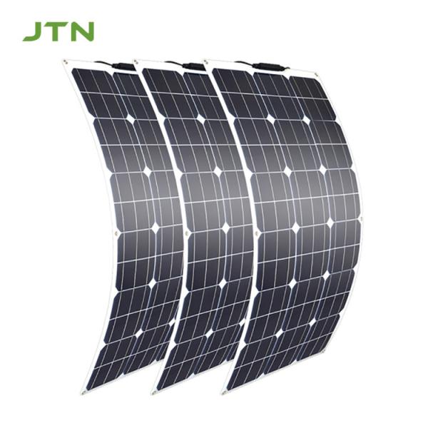 Lightweight 200 Watt Flexible Solar Panel ETFE Frameless CE FCC ROHS Certificate