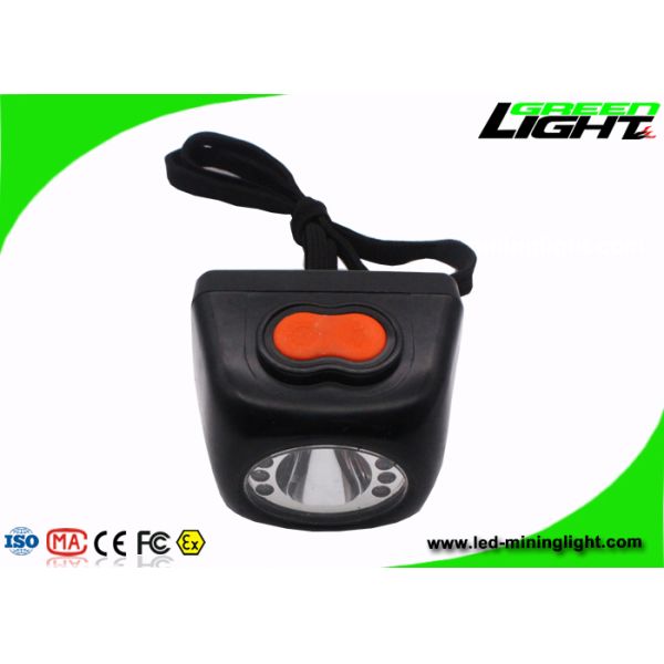 Anti - Explosive Mining Cap Lights 8000 Lux Brightness With Safety Rope