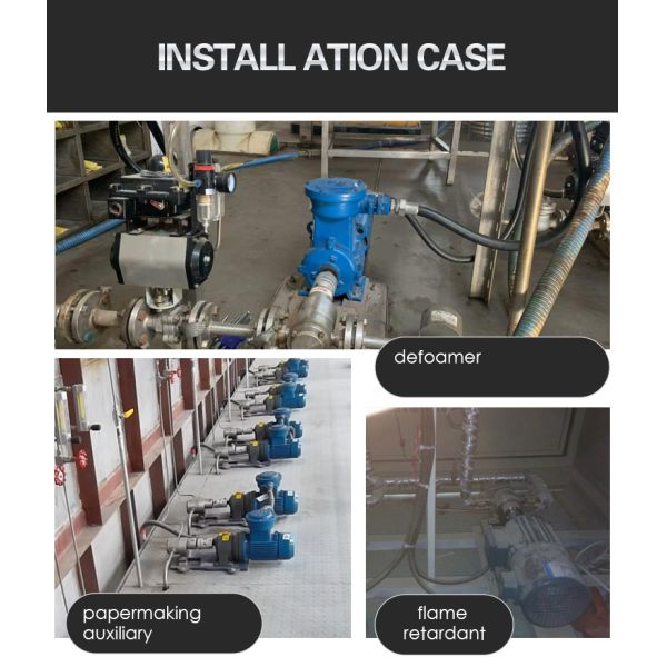 High Flow Gear Metering Pump for Polyester Melt High Temperature Glue Coating
