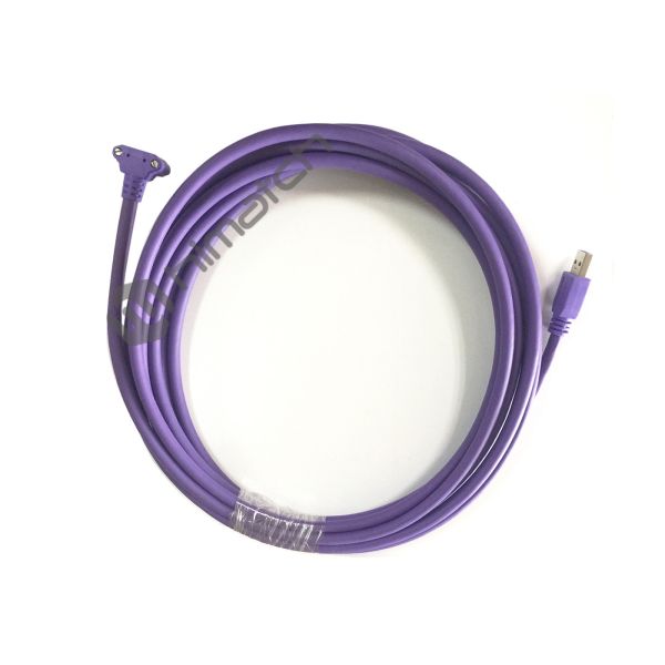Universal USB 3.0 Vision Cable 3M A/M Up angled Screwed Micro B For USB 3.0 Camera
