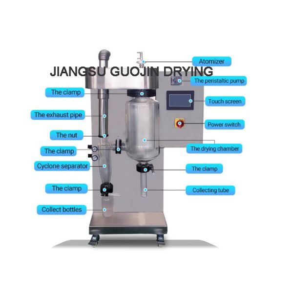 Mini Egg Milk Powder Making Machine Atomizer Centrifugal Lab Spray Dryer