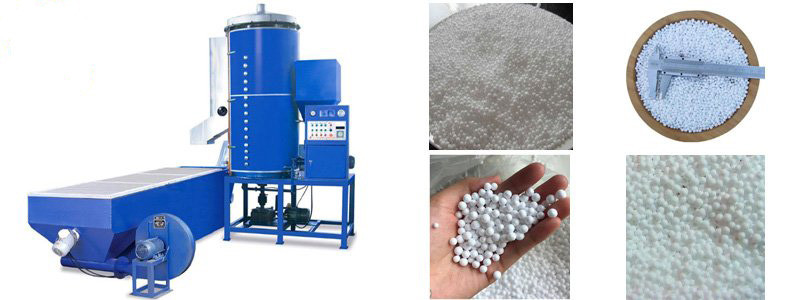Automatic Continuous EPS Pre Expander Polystyrene Raw Material Beads Foaming