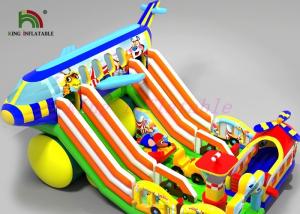 Wholesale Airplane Theme Inflatable Amusement Park Colorful Digital Printed from china suppliers