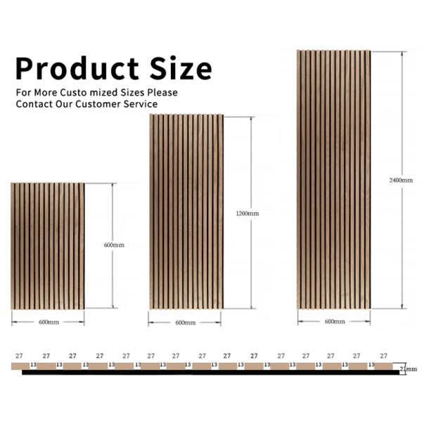Customized Acoustic Soundproofing Panel Natural Melamine Board