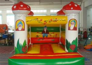 Wholesale Mushroom Inflatable Bouncer , Colorful Inflatable Amusement Equipment from china suppliers