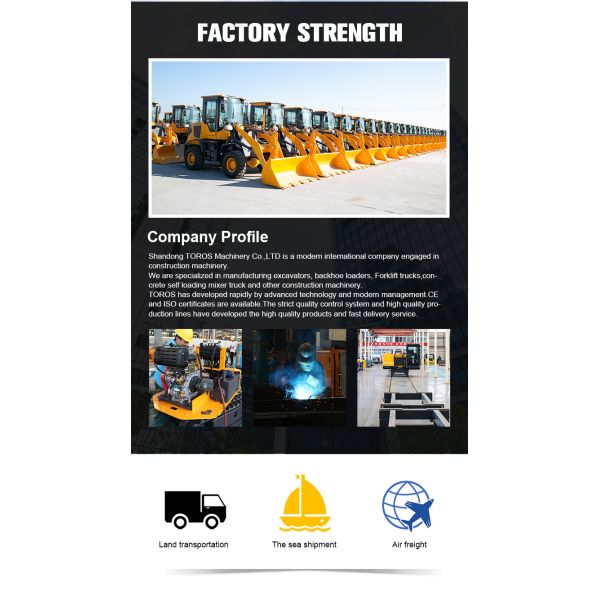 3000Kg Small Wheel Loader Construction Wheel Loader Multifunctional