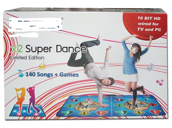 Double Player Non Slip Dancing Pad School Dance Mat For TV / PC