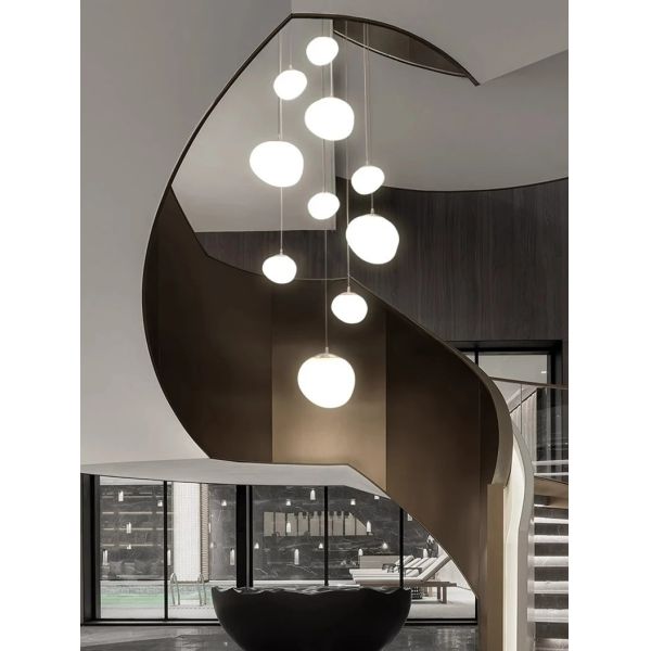 Modern Ceiling Chandeliers Creative Staircase Pendant Light(WH-NC-128)