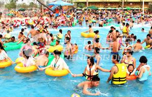 China Huge Air Compressor Power Wave Pool with 3m Wave Height for Large Water Park on sale