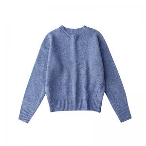 Wholesale OEM ODM Warm Round Neck Pullover Sweaters from china suppliers