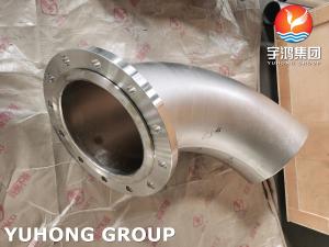 Wholesale Titanium Pipe Fittings ASTM B363 WPT2 (Gr.2) Flanged Elbow for Sea Water Equipment from china suppliers