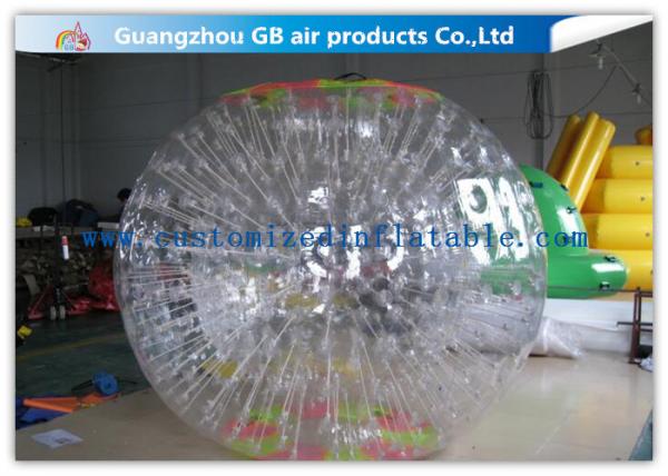 Quality Funny Transparent Inflatable Bumper Ball , Inflatable Grass Zorb Ball For Adults for sale
