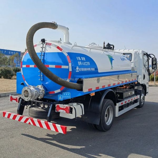 Custom's Requirement Electric Septic Tank Pumping Trucks for Waste Management Solutions and Services
