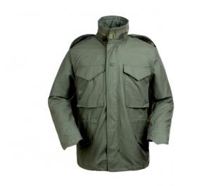 Wholesale Woven Texture Windproof Military Jacket Olive Green Army Jacket 220g-270g from china suppliers