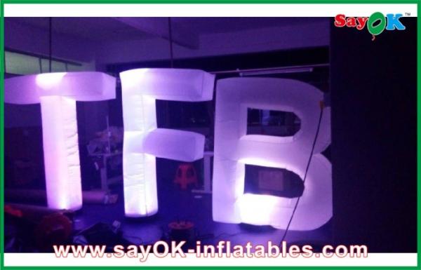 Quality Colorful Giant Inflatable Letter Oxford Cloth Inflatable Letters for sale
