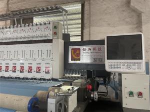 China Efficient Quilting Embroidery Machine with Multiple Threads and Automatic Bobbin System on sale