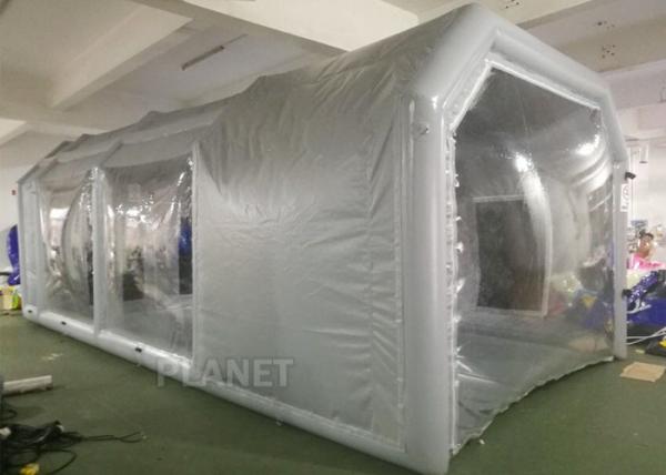 PVC Tarpaulin Outdoor Inflatable Spray Booth Garage Tent Customized Size