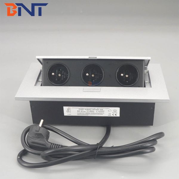 Modular Hidden Zinc Alloy Tabletop Power Socket