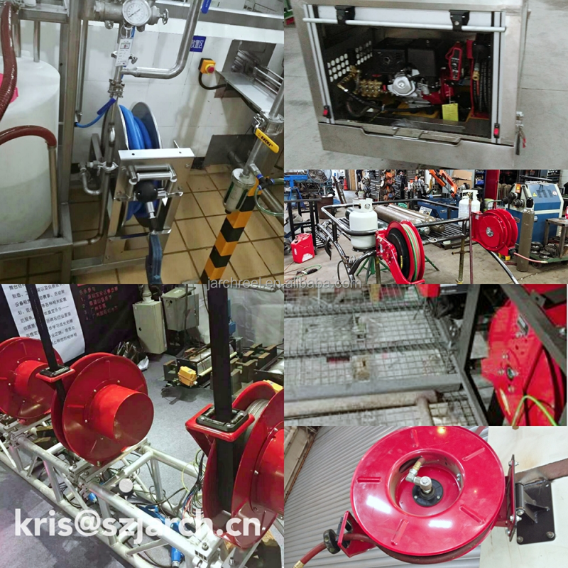 T2-T2 End 16A 32A Retractable Cable Reel For Ev Cable