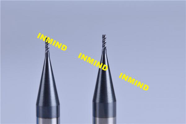 0.6 mm / 0.5 mm / 0.4 mm Micro End Mill For Milling Quenching Tempered Steel