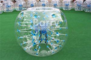 Wholesale 1m 1.2m 1.5m 1.8m PVC / TPU White Blow Up Hamster Ball Bubble Ball Soccer For Kids And Adult from china suppliers
