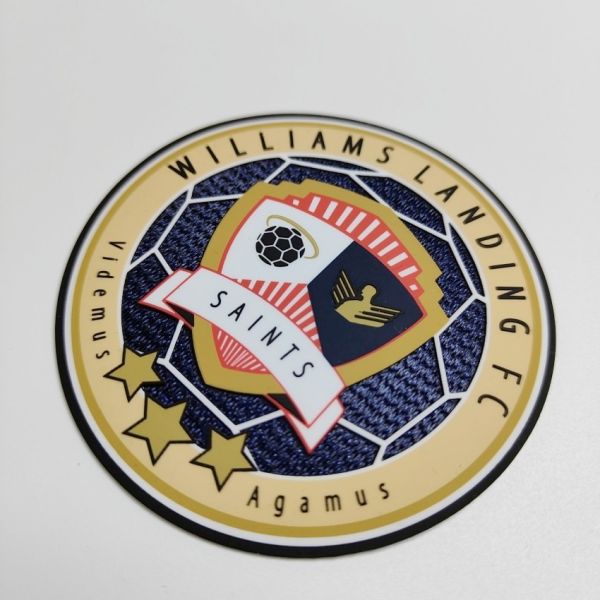 3D Silicone Heat Transfer Logo Eco Friendly Adhesive Iron On Transfer Label
