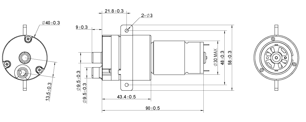 DC mini water pump